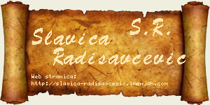 Slavica Radisavčević vizit kartica